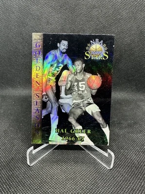 1996 Topps Stars Golden Seasons Finest Refractor Hal Greer #69 HOF - Image 1 of 2
