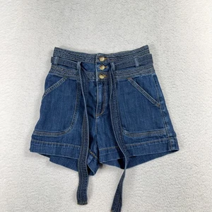 Anthropologie Pilcro And The Letterpress Womans Jean Shorts 26 (W25) Blue Denim - Picture 1 of 8