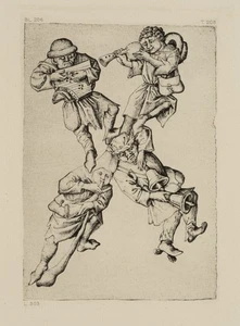 Según monograma MEISTER ES (*1450), alfabeto de figuras. Letra X. Impresión imperial, Re - Imagen 1 de 5