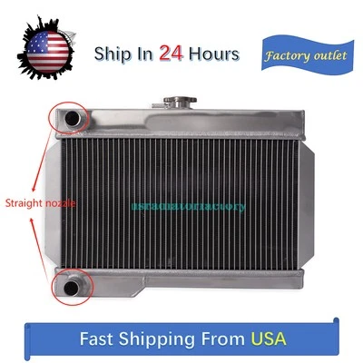 Radiador todo aluminio para MG 1968-1975 MGB GT/Base/MK 1,8 L MT (boquilla recta) Foto 1 de 4