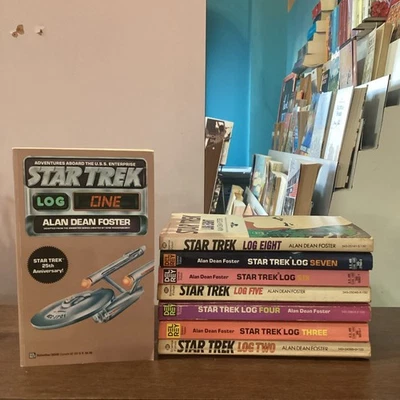 Vintage Set of Star Trek Log Series #1-8 - Image 1 of 4