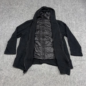Giacca Chicos Zenergy donna 2 nera con cappuccio zip intera foderata maglione cappotto - Foto 1 di 23
