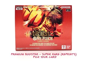 One Piece - PRB02 "The Best Vol 2" Premium Booster Super Rare (SR) Reprint PYC - Picture 1 of 29