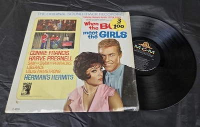 WHEN THE BOYS MEET THE GIRLS CONNIE FRANCIS (VG) SE-4334 LP VINYL RECORD Foto 1 de 2