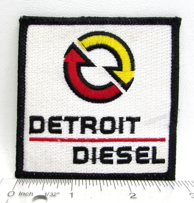 Vintage Detroit Diesel Logo Jacket Patch Redford Michigan Engine Manufacturer - Image 1 of 3