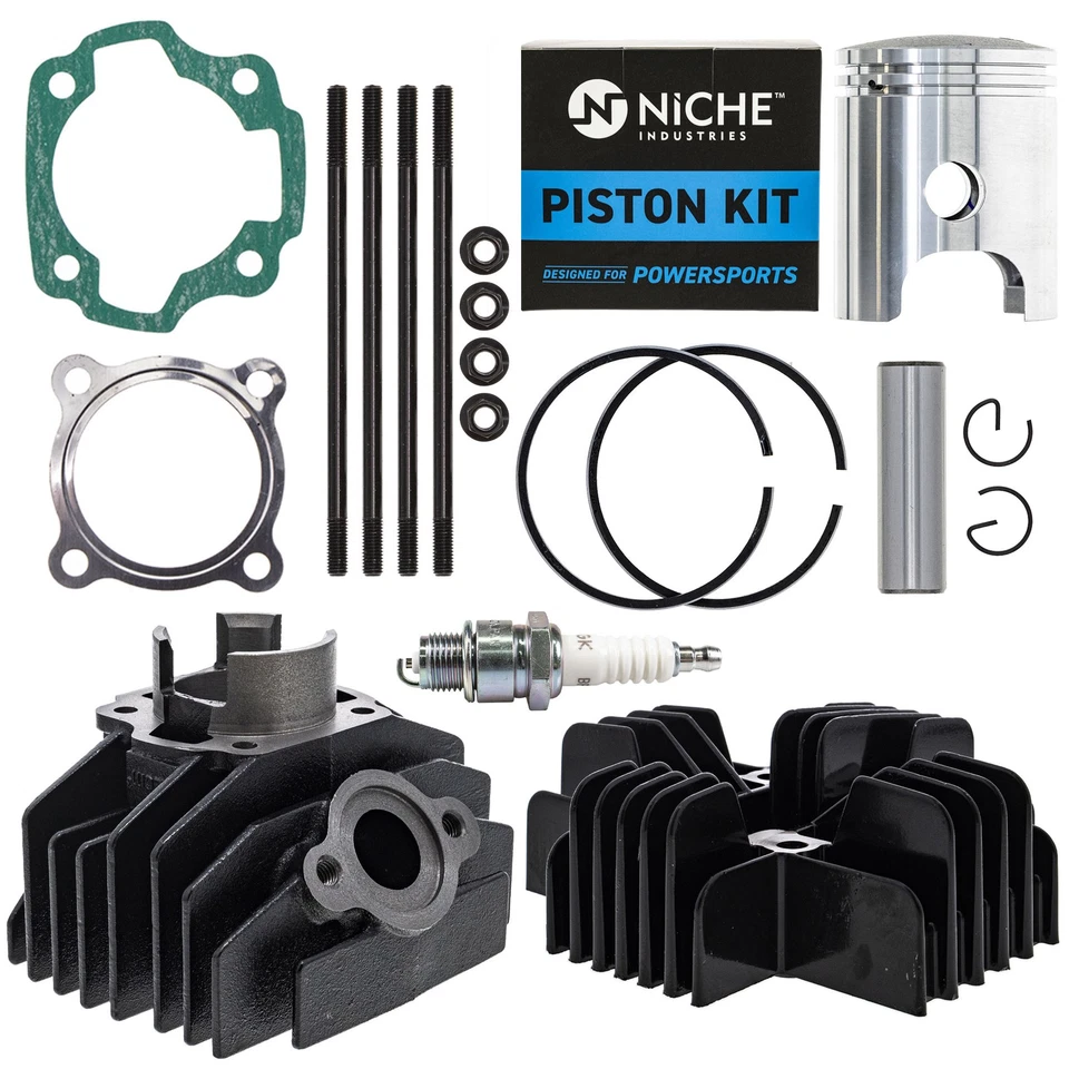 Kit de culata de pistón 80cc para Yamaha PW80 Big Wheel BW80 21W-11111 1983-2006 Foto 1 de 4
