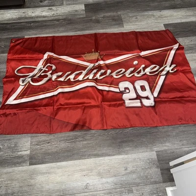 Bandera Kevin Harvick, Budweiser número 29 Foto 1 de 3