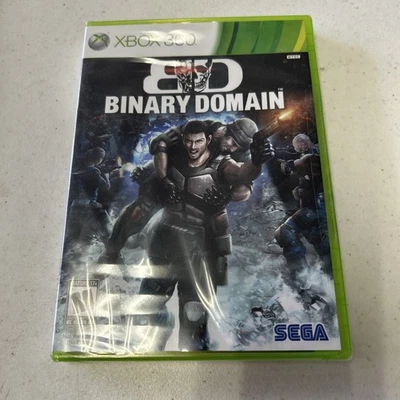 Binary Domain (Xbox 360 2012) Sealed Brand New Sega FPS Microsoft Shooter Game - Image 1 of 3