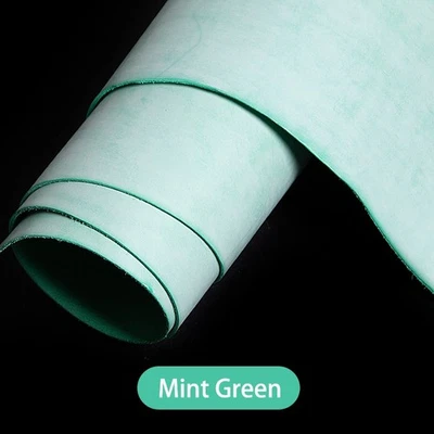 WUTA cera de neblina grão integral couro bovino curtido vegetal 1,8-2,4mm espessura 30x30cm - Imagem 1 de 4