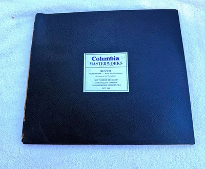 US COLUMBIA SET 240.  BEECHAM CONDUCTS ROSSINIANA SUITE FOR ORCHESTRA (1935) - Image 1 of 2
