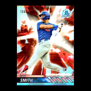 2024 Bowman Chrome Draft Cam Smith rifrattore di potenza al plasma #PP-7 RC Astros /250 - Foto 1 di 2