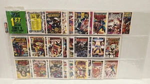 🔥1991 MARVEL’S FANTASTIC 1st COVERS SERIES 2 Complete 100 Card Set + wrapper NM - Picture 1 of 6