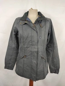 Giacca Barbour donna Badminton blu cerata UK8 Xsmall Navy wax Lady jacket Xsm... - Foto 1 di 11