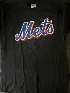 New York Mets Jose Reyes 7 Majestic Camiseta Negra Talla Grande - Imagen 1 de 5