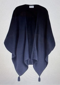 Cleobella Sevigny Capelet Nero Nuovo Rachel Zoe Scatola Stile Taglia Unica Splendido - Foto 1 di 9