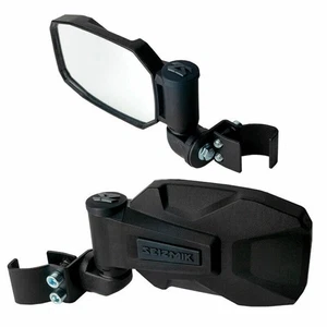 Can-Am Commander 1000 2021+ Side View Mirrors Folding Seizmik Strike Red - Picture 1 of 6