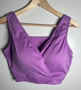 Lane Bryant Cacique Seamless Wrap Bralette in Liatris Women's Size 22/24 - Picture 1 of 13