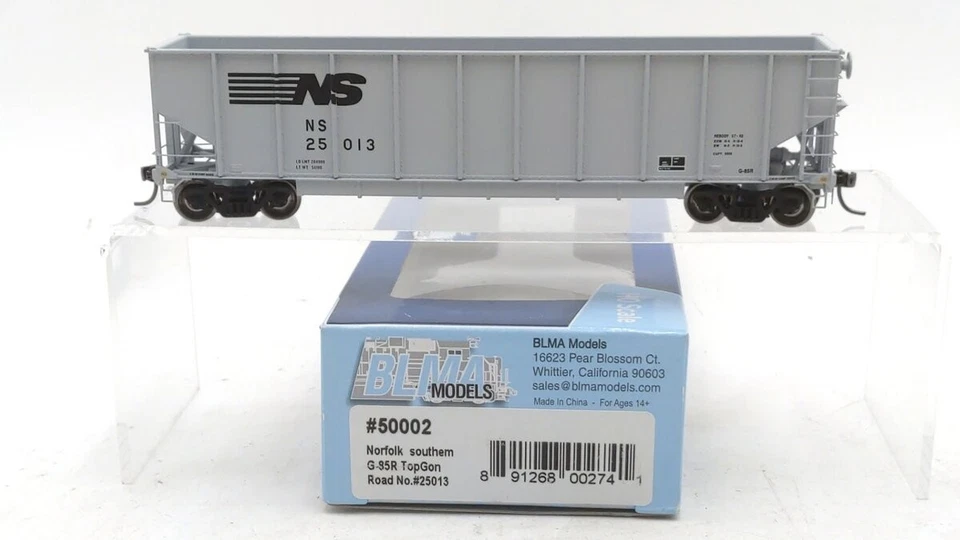 BLMA Models 50002 HO Scale Norfolk Southern G-86R TopGon Gondola #25013 NIB - Image 1 of 1
