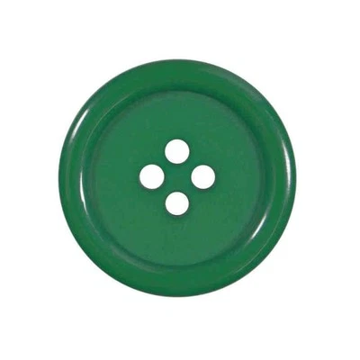 GREEN 4 HOLE RIM BUTTONS Sizes 15mm 20mm and 23mm - Image 1 of 3