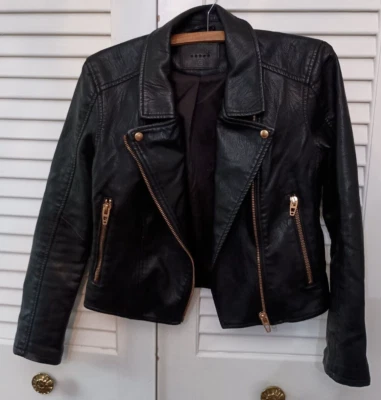 Blank NYC - Women's Motorcycle Jacket - XS - Black - PVC - Image 1 of 4