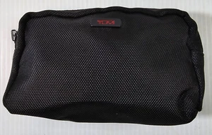 TUMI for Delta Pouch Case Amenity Black Zip Around (Travel Bag ONLY) - Picture 1 of 8