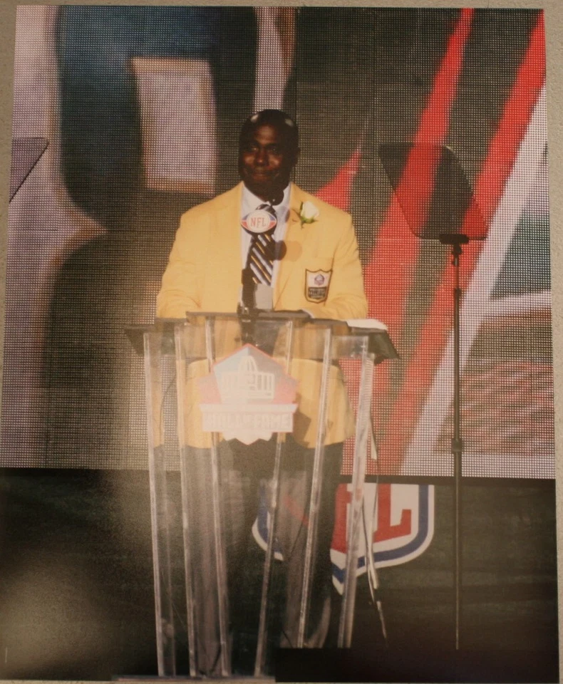 Foto de inducción Marshall Faulk 2011 corte 8 X10 St. Louis Rams Foto 1 de 1