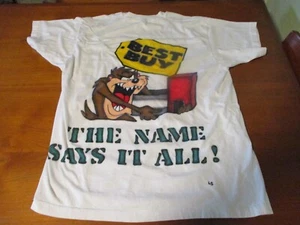 Custom Airbrush Vintage 1995 Best Buy T Shirt Men's XL - FREE SHIPPING - Picture 1 of 2