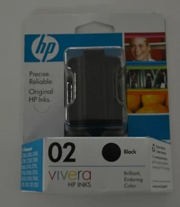 HP, cartucho de tinta, 02, Vivera, negro - Imagen 1 de 8