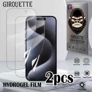 2 pezzi pellicola protettiva schermo trasparente HD per Apple iPhone 16/16Pro/16Plus/16ProMax - Foto 1 di 14