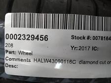 2017 PEUGEOT 208 WHEEL HALW43060116C  diamond cut on the spokes 4 stud 12 spoke 