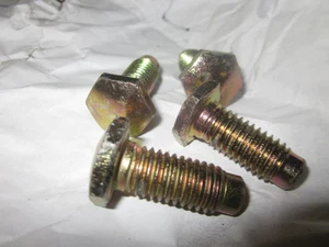 Corvette Chevelle GTO NOS Set Seat Belt Short Bolts FT BK 1964-1975 #3 gm - Picture 1 of 2