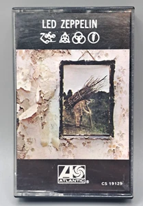 LED ZEPPELIN IV Zoso 4 Symbols Untitled Cassette Tape CS 19129 - Picture 1 of 5