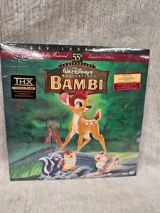Walt Disneys Bambi 12” Laserdisc Masterpiece CAV 55th Anniversary Limited Ed. - Imagen 1 de 2