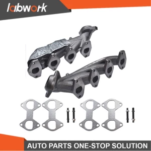 Labwork Left & Right Exhaust Manifold Kit For Ford Expedition F-150 Truck 5.4L - Picture 1 of 8
