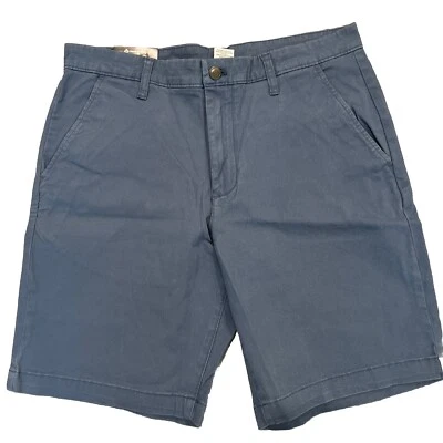 Pantalones Cortos Member's Mark Para Hombre 40 Everyday Elastizados Frente Plano Gris Azulado 9" Entrepierna Foto 1 de 4