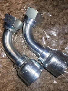 2 Stück NRP Jones 216-1JSCS-676 1 x 1-5/16-12 JIC SW F BT 90S CRIMP STYLE Neu - Bild 1 von 3