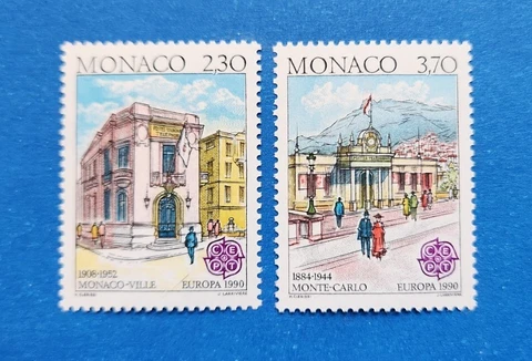 Monaco Stamps, Scott 1716-1717 MNH Cover