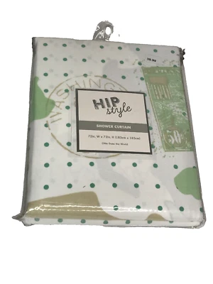 Hip Style Ollie Fabric Shower Curtain 72 Inch W X 72 Inch H - Image 1 of 4