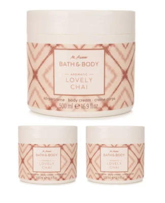 Crema corporal M. Asam Bath and Body Lovely Chai paquete de 3 16 oz Foto 1 de 2