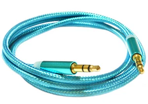 Audio Lead Headphone Car Aux MP3 iPod Mobile Jack 3.5mm Plug Male Cable. 022 - Picture 1 of 1