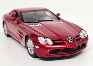 Motormax 1/24 McLaren Mercedes SLR Metallic Red Supercar Diecast Scale Model Car - Picture 1 of 8