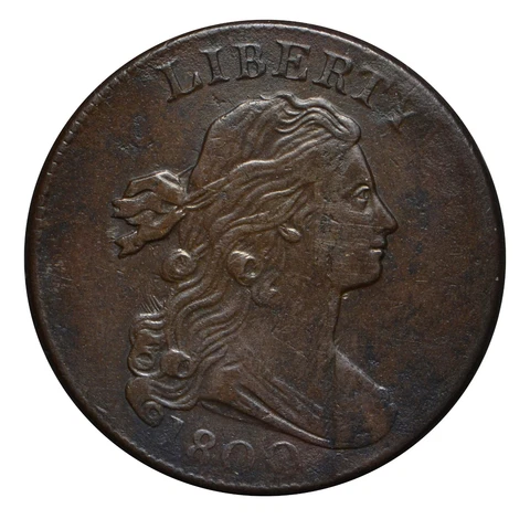 1800 Draped Bust Large Cent Cover