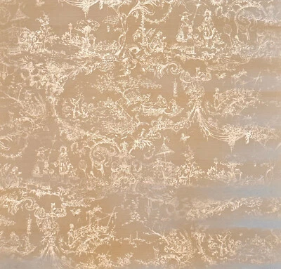 Nuevo papel tapiz vintage marfil de F. Shumacher & Co Foto 1 de 4