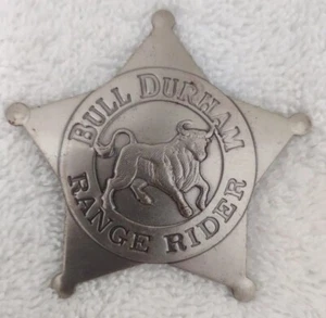 Bull Durham Range Rider Badge - Excellent Condition - Picture 1 of 3