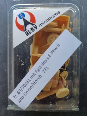   ALBY 771 - Kfz .69/70/81 mit Fgst des s.E.Pkw II Auto-Union/Horch - kit 1/72 - Immagine 1 di 2