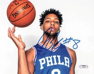 JAHLIL OKAFOR signed 8x10 photo PSA/DNA Philadelphia 76ers Autographed - Picture 1 of 1