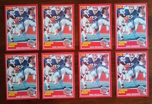1989 SCORE #152 ANDRE REED HOF -BUFFALO BILLS - LOT OF (8) - *LOT #1 - Bild 1 von 6