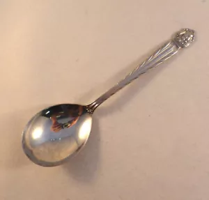 INTERMEZZO- NATIONAL 2 STERLING CREAM SOUP SPOONS - Picture 1 of 1