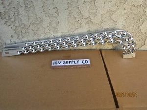 NEW TRIPLE FLAT TWISTED CHROME LOWRIDER BICYCLE CHAIN GUARD FOR 20'' BIKES - Picture 1 of 4