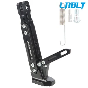 LABLT Adjustable Motorcycle Kickstand CNC Aluminum Alloy Foot Bracket Side Stand - Picture 1 of 8